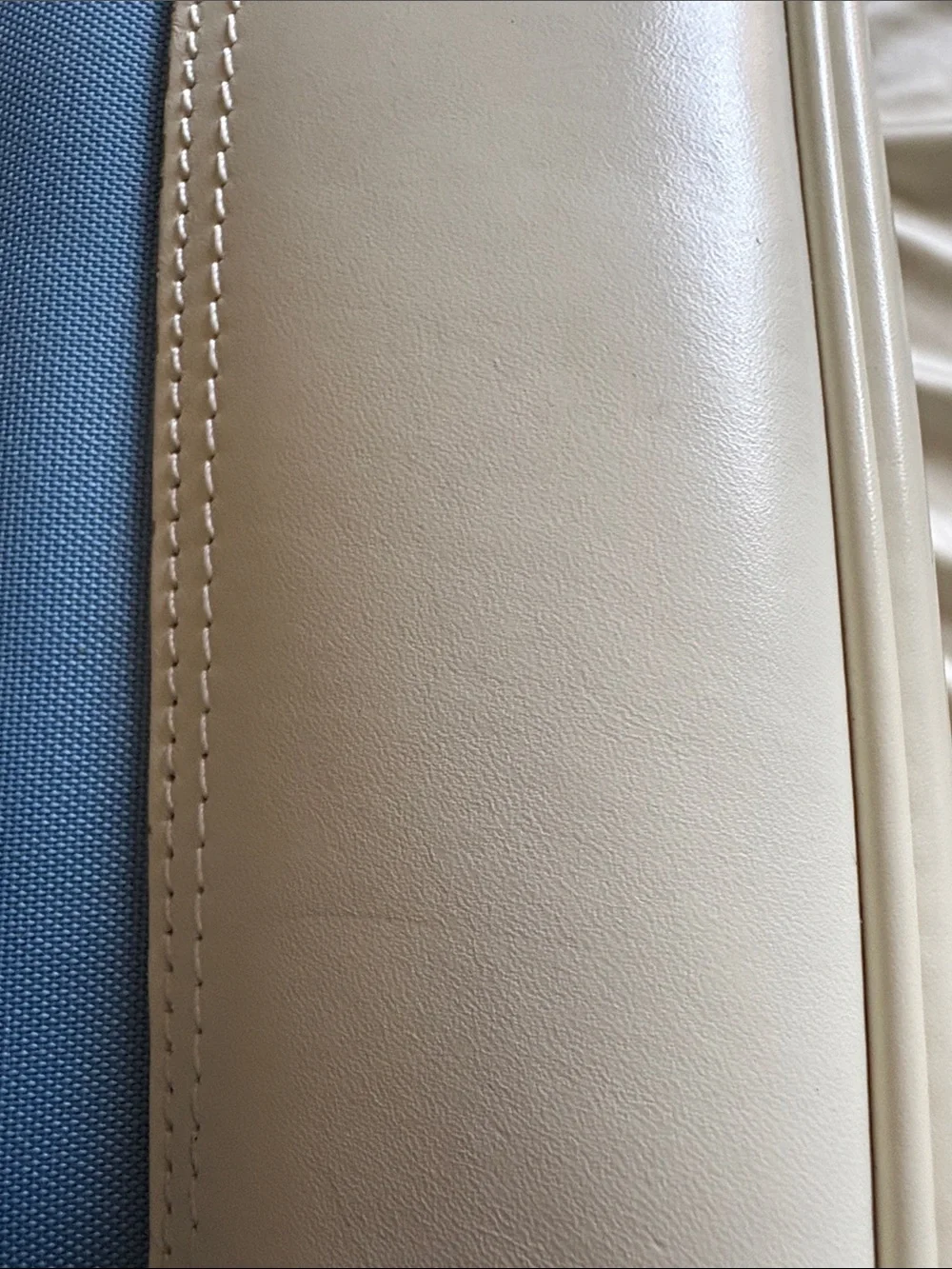 Fossil Blue and White Women’s Tote Bag - Classic Canvas and Leather by Fossil.